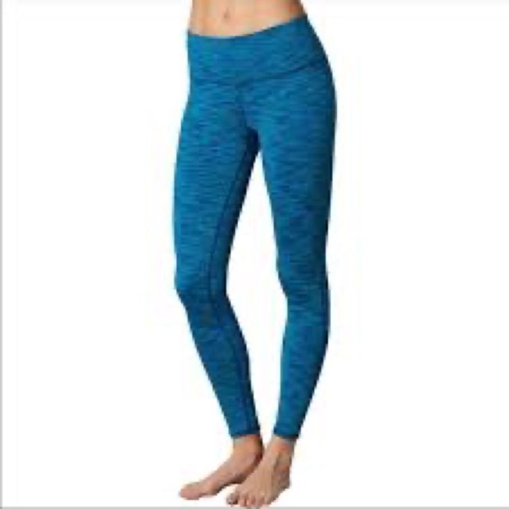 Prana Blue Design Leggings Medium